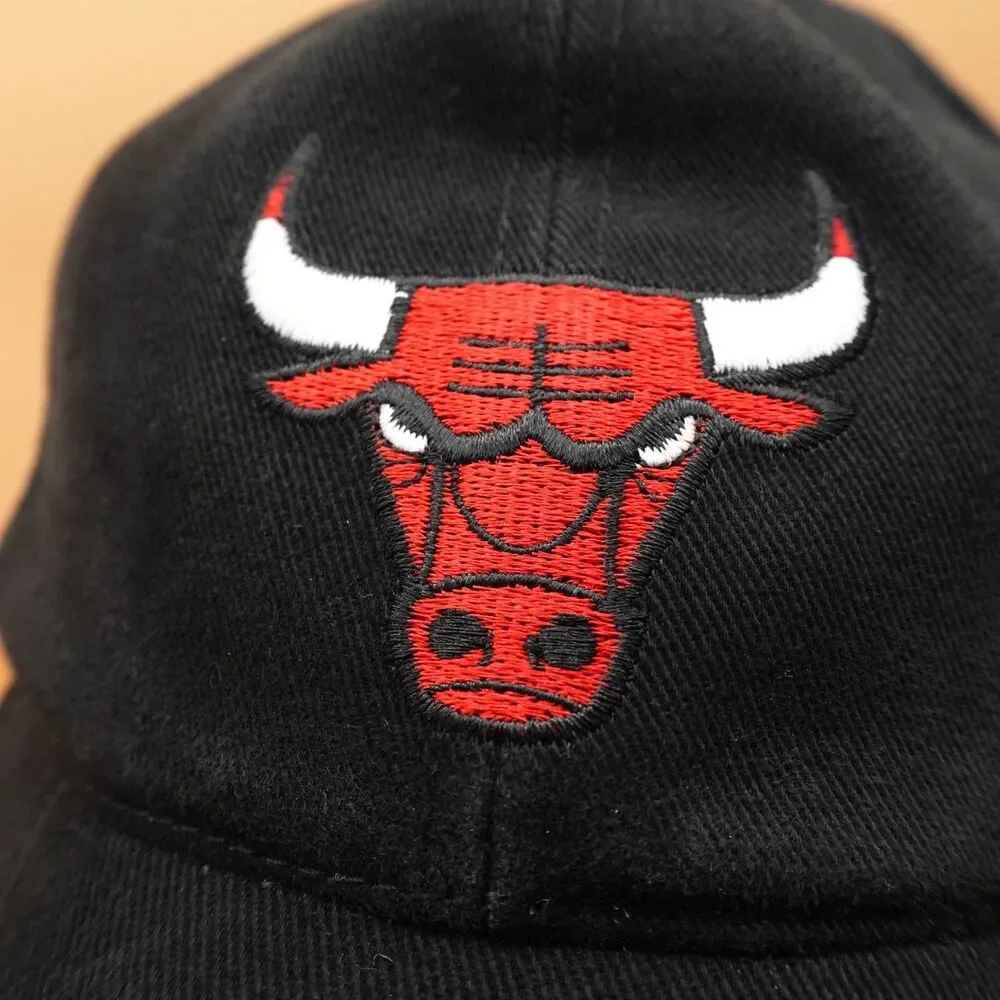Chicago Bulls Hat Cap American Needle Adjustable Black NBA